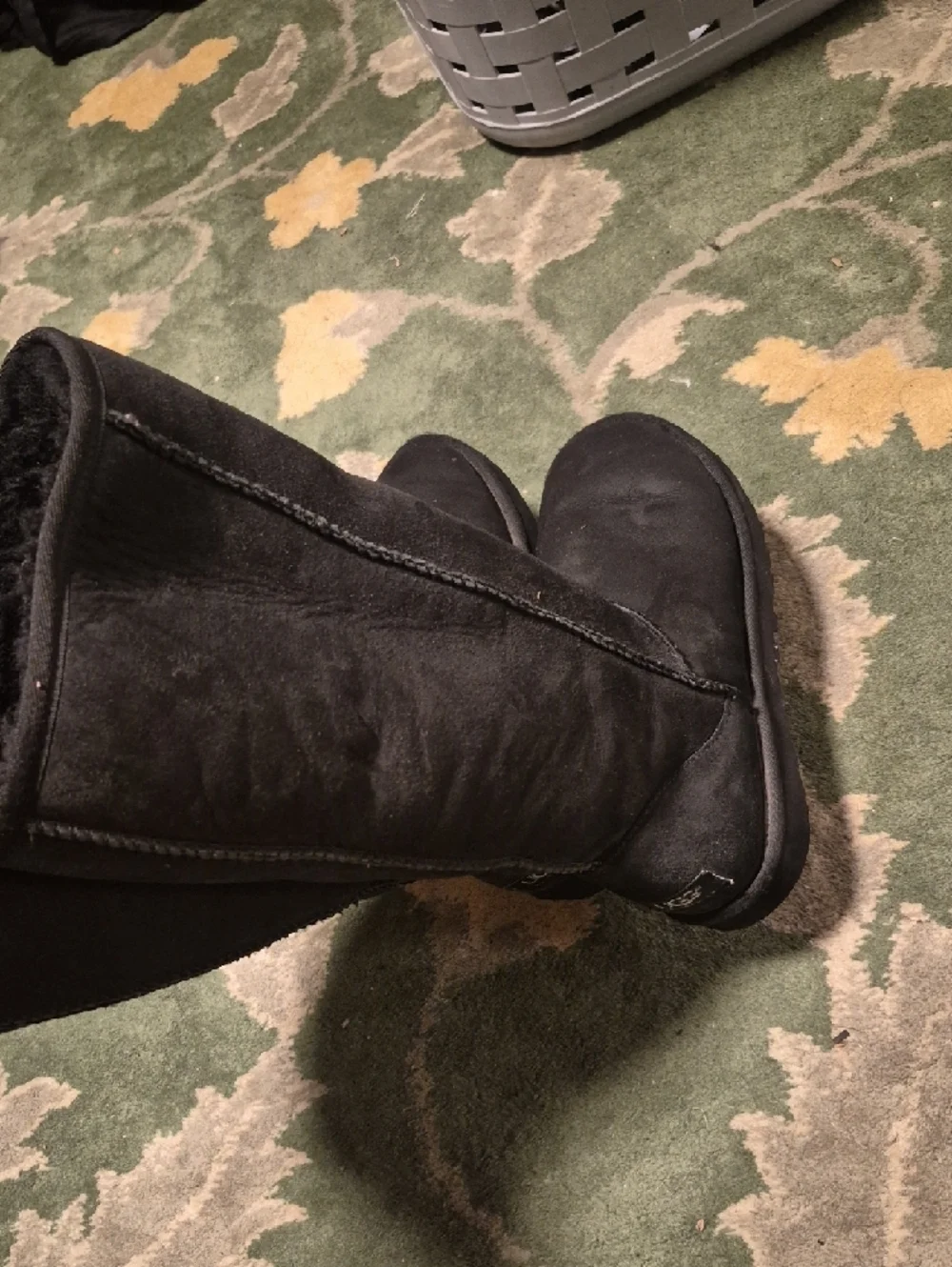 UGG Black Classic Tall Shearling Winter Boots